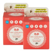 비앤비 유아 구강청결 멸균티슈 30매 유아구강청결티슈, 60g, 2개