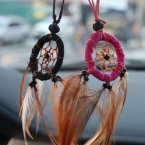 투에스벅 차량용 인테리어 드림캐쳐+케이스, 블랙