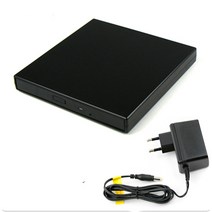 Coms USB외장형 CD-ROM외 DVD ODD 3종, CD ROM ES-01 아답터포함, 블랙 1개