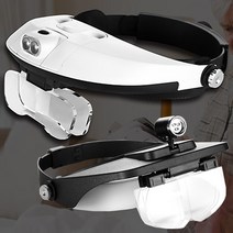 E.T.Shop 헤드형 확대경 돋보기모음 돋보기/루페, 선택07)10X루페, 1개