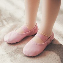 엔젤발레 핑크 가죽슈즈