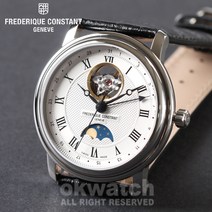 프레드릭콘스탄트 FC-335MC4P6 하트비트 문페이즈 가죽시계