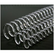 카피어랜드 코일링3:1/제본용코일링/투명/8mm부터20mm, S717146(투명-20mm-55개입)