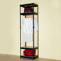 세간가구 더행거 높이 2100-4단 드레스룸, 06. 가로1000 블랙