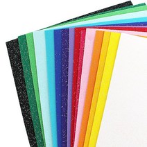 문구조아 [비접착] 반짝이펠트지 낱장 30x45mm, 반짝이펠트(비접착)$Z4F_낱장-515H/다홍색