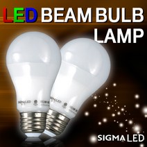 시그마램프 LED 보안등/30W/40W/55W/75W, LED 전구, [선택 02-01] LED 빔벌브램프 6W(주광색)
