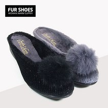 뮤즈몰 여성용 코코 털 슬리퍼