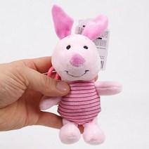 캐릭터 손난로 가방고리 모음 미키 미니 티거 스티치 피글렛 푸우, 피글렛 18cm, 큐방(손난로)