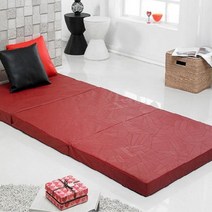 고운님 3단 접이식매트(레자), B.레자 자주