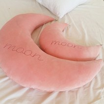 쉬즈가 소커 유니크패밀리 극세사 인형 쿠션 인형쿠션/수면쿠션, 달(목쿠션)-핑크