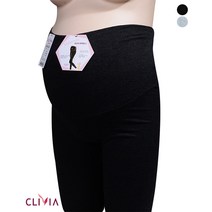 크리비아 면스판 임부 9부 레깅스
