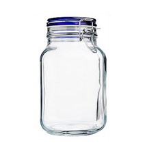 [보르미올리 피도 2000ml 블루탑]/밀폐용기/유리병/원두커피/김치/담금주/과실주/짱아찌
