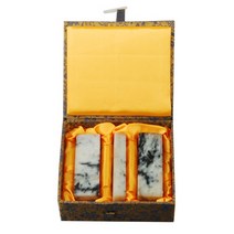 신몽고석 세트 (케이스 포함) / 전각돌, / 06) 8푼-2.4cmX2.4cmX7cm, 1개
