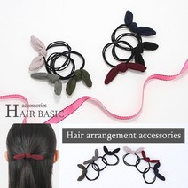 kirakirashop 시크컬러 리본 머리끈