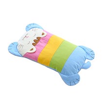 한성실업 메밀 메모리폼 천연라텍스 유아동베개, 02_냥이메밀베개 / 09_스카이블루(S)