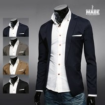 메이드 FR_베이직 심플 자켓 8101