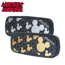 디즈니 마블 캐릭터 필통 모음 캐릭터필통 천필통 패브릭필통 겨울왕국 프린세스 공주 스파이더맨 어벤져스 공룡 필통, 039_미키마우스 골드, 1개