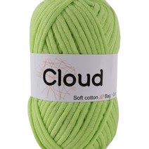 마마니트 10+1 클라우드실 뜨개실 털실, 25 라임