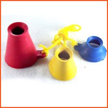 대호 고무롱삼티 삼색고무티 골프티