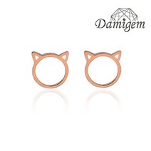 [다미젬] 정품 14K 18K gold 데일리 귀걸이 세딘트