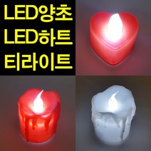 파티앤벌룬코리아 LED티라이트, 1개, 양초-화이트