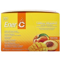 에너씨 비타민 C 1000mg 에퍼베센트 파우더 드링크 믹스 피치 망고 30개입, 289.2g, 1개