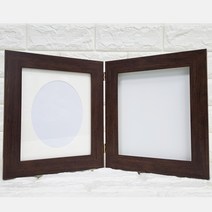 DIY세상 손찍고 발찍고, 손찍고발찍고 경첩 액자_월넛