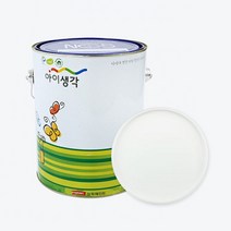 아이생각 수성페인트 무광 3.96L, 화이트크림
