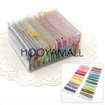 후야몰 프랑스 자수실 세트, 22색 베리에이션사 세트