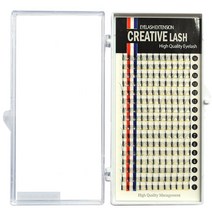 라라속눈썹 Y래쉬 2D 3D 5D 2가닥 속눈썹 크리에이티브 연장용속눈썹, 1개, 2D Y래쉬 굵기0.10mm JC컬 11mm