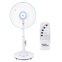 대웅모닝컴 14형 35cm 발터치 리모컨 선풍기 DWF-RF4015WS