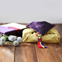 팔복상회 현금 예단 세트 (골드), 신랑(봉채) 2색함 / 예단보 분홍색 추가, 1세트