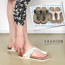 BK-04 꽃무늬 벨트슬리퍼