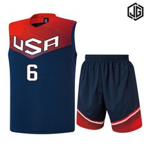 제이지스포 미국대표팀 (CSR4720) 농구유니폼 세트