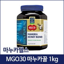 [마누카헬스] MGO30+ 마누카꿀 블랜드1kg, 1kg, 1개