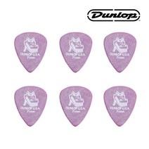 지엠뮤직_세트(6) 던롭피크417R.71 Gator Grip 0.71mm 게이터그립 스탠다드 Dunlop PICK (No.80세트), 단품