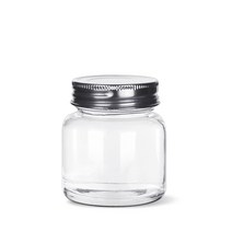 유리병 잼병 메탈글라스자 90ml, 1개