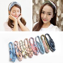 BMK Beauty 헤어밴드 헤어터번 페이즐리 반다나 66종