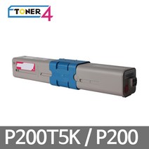 신도리코 프린터고장없는 슈퍼재생토너 대용량 P200 C200 P200T5K, P201dn 파랑, 1개
