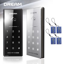 드림 DR-300 카드키4개 디지털도어락 번호키 현관키 열쇠 전자키 도어록, 블랙(비밀번호 카드키4개) / 자가설치