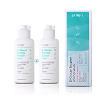 쁘띠페 베타글루칸 엔자임 파우더워시 1+1 클렌징 파우더, 80g, 2개