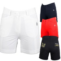 여성 비비드 베이직 컬러 골프반바지 APYE8011