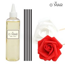 오마르 디퓨저리필액 100ml 장미꽃/섬유리드 증정, [화이트]사케(복숭아)