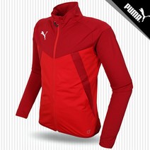 푸마 자켓 풋볼트레이닝 니트(65552151) 레드 바람막이