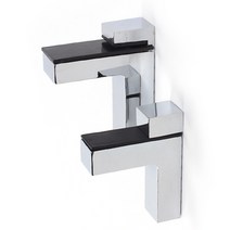 철물바다 유리선반 선반브라켓 선반대, 로보트브라켓 소(1개당)