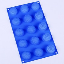 쿠킹스토리 실리콘몰드4 모둠꽃15구