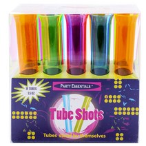 Party Essentials 튜브 샷 44ml 스트레이트, 15개입, 1세트