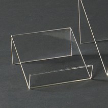 JNG 다용도 경사진열대95x125x47mm아크릴받침대 받침대디피용 상품진열 상품진열대디스플레이 디스플레이소품, 95x125x47mm