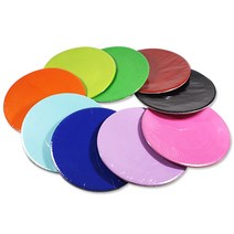 [문구조아] 칼라 종이접시 12칼라 10매입, $E2K_혼합