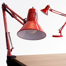 에이모노 레드 클램프 스탠드 LED 학생스탠드, 집게형/10W LED 주광색(하얀빛)